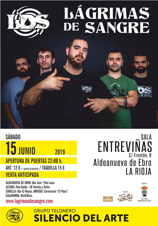 ᐅ Concierto LAGRIMAS DE SANGRE 2020